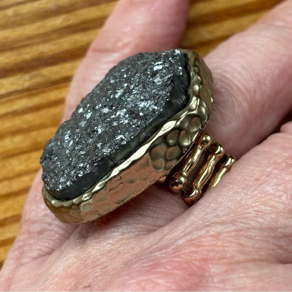 Elegant Multi-Stone Statement Ring Set - image 7